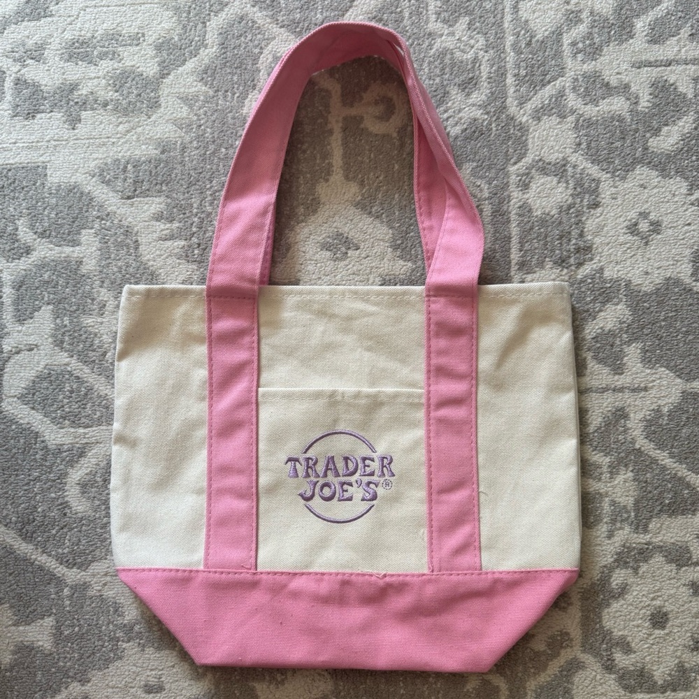 Pink Mini Trader Joe’s Bag, New WITHOUT tags